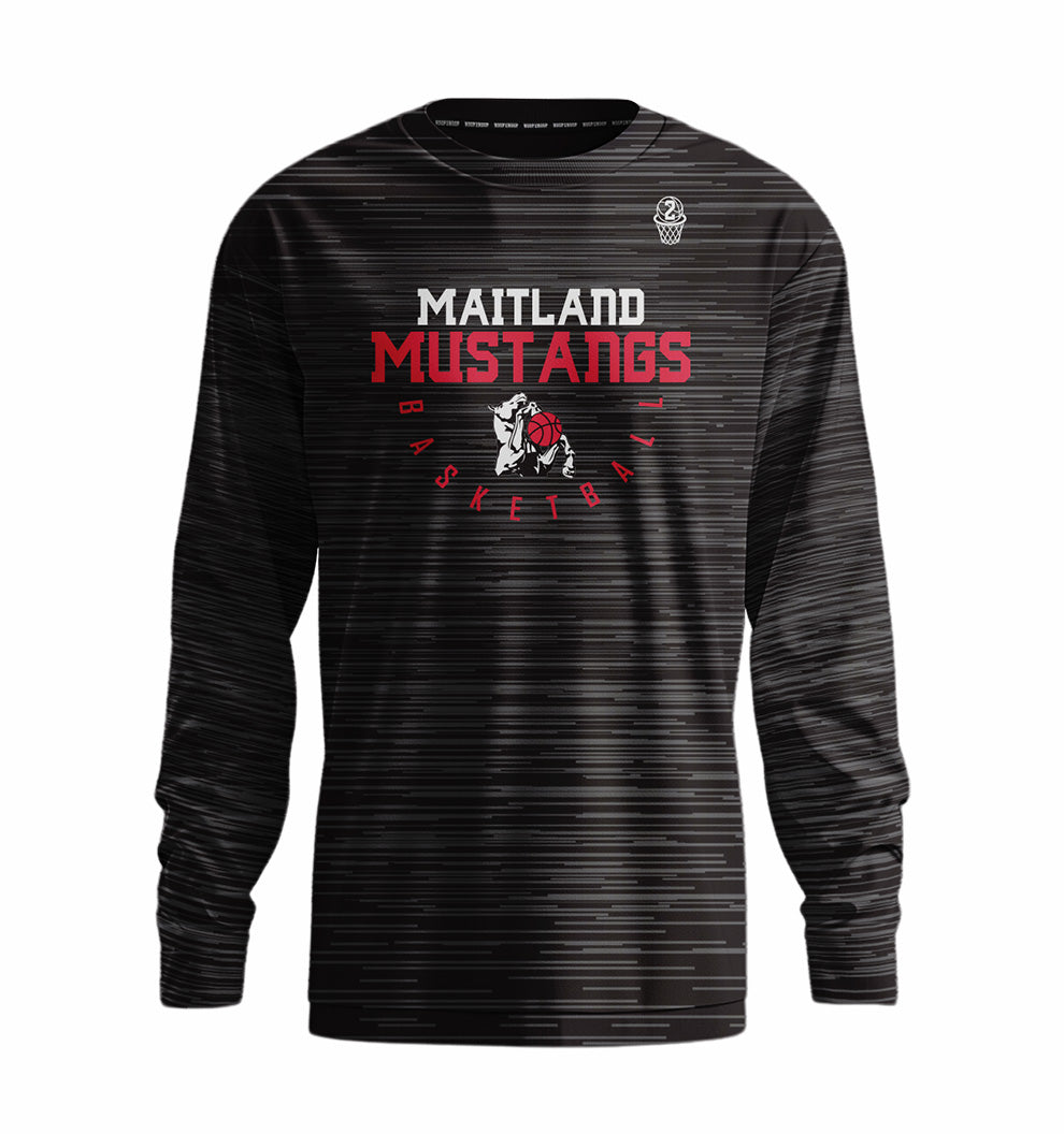 Maitland Mustangs Representative Long Sleeve Warmup Top