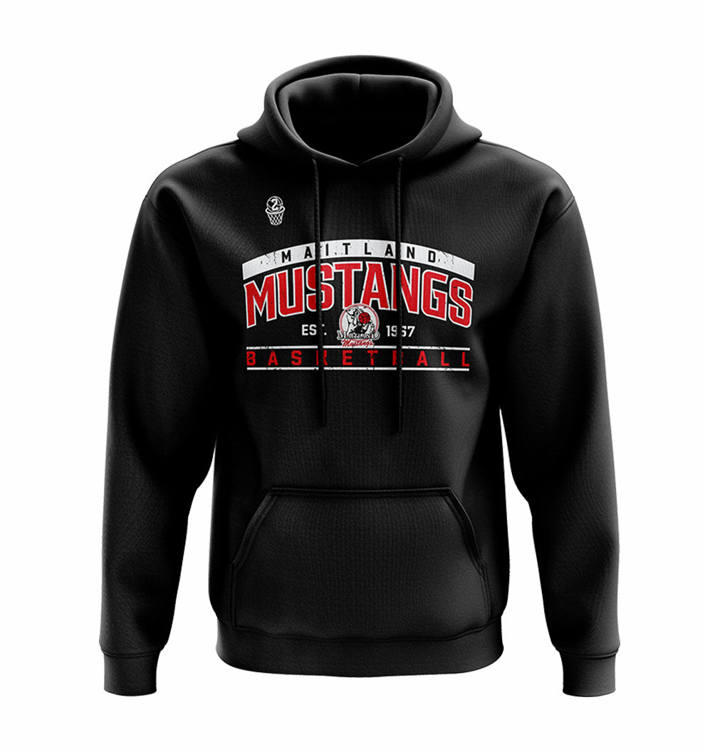 Maitland Mustangs Courtside Hoodie - BLACK