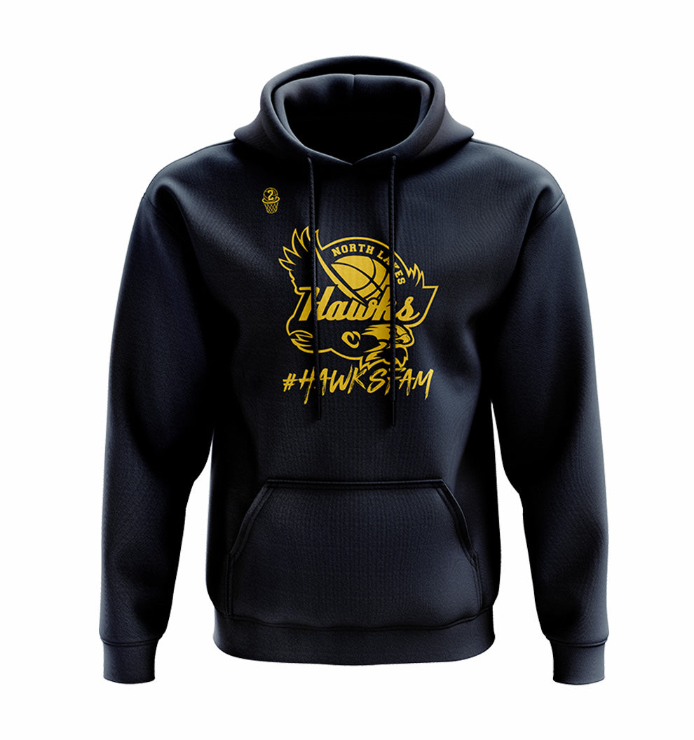 North Lakes Hawks Hoodie - NAVY