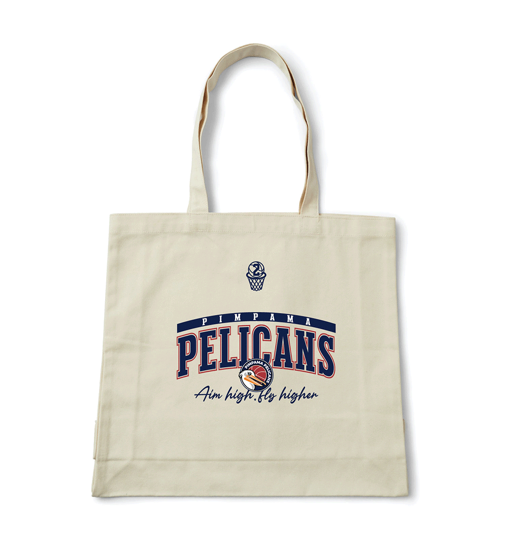 Pimpama Pelicans Fly High Tote - Natural