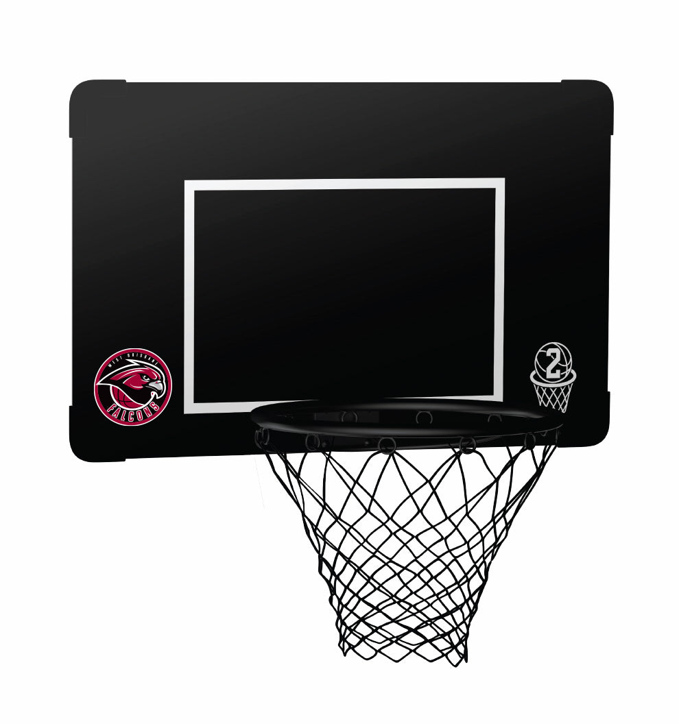West Brisbane Falcons Mini Basketball Hoop