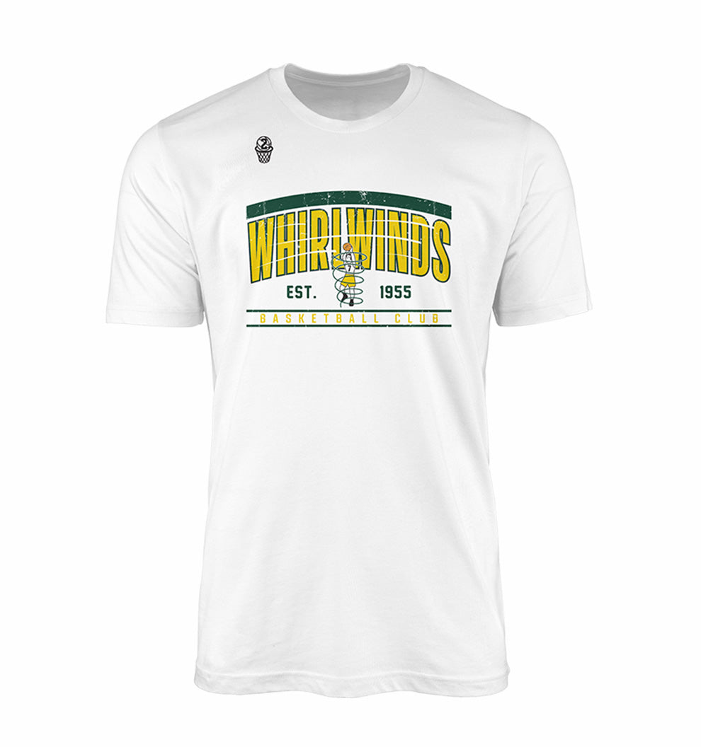 Whirlwinds Courtside Tee - White