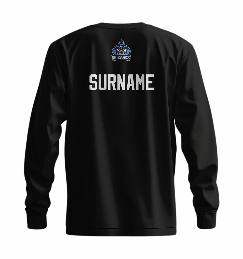 Chermside Redbacks Long Sleeve T-shirt - Black