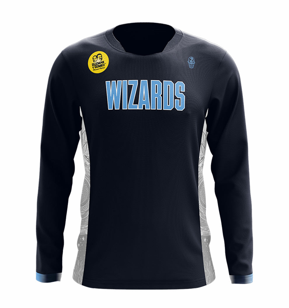 Northside Wizards Rep Warm Up Top w/ Surname