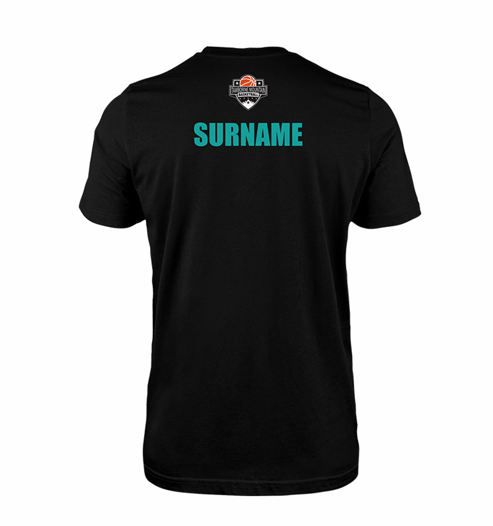 Tamborine Wolves Club Tee - BLACK