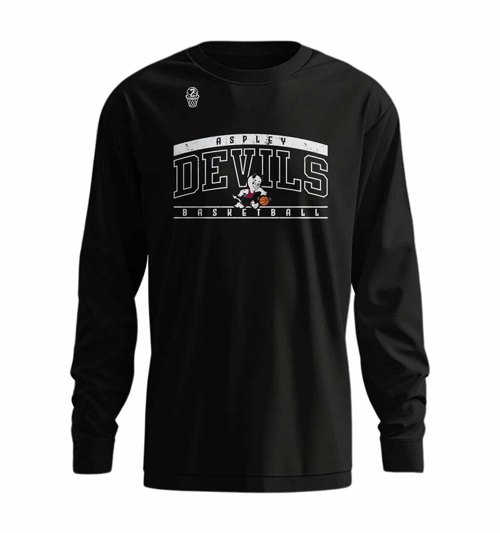 Aspley Devils Courtside Long Sleeve T-shirt