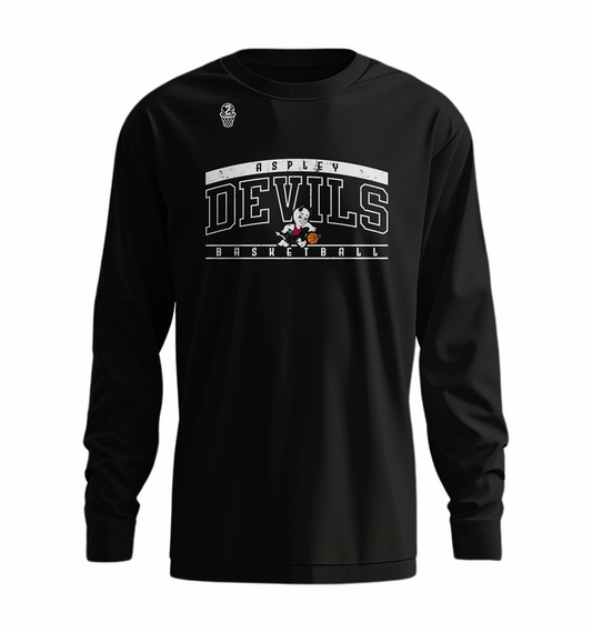 Aspley Devils Courtside Long Sleeve T-shirt