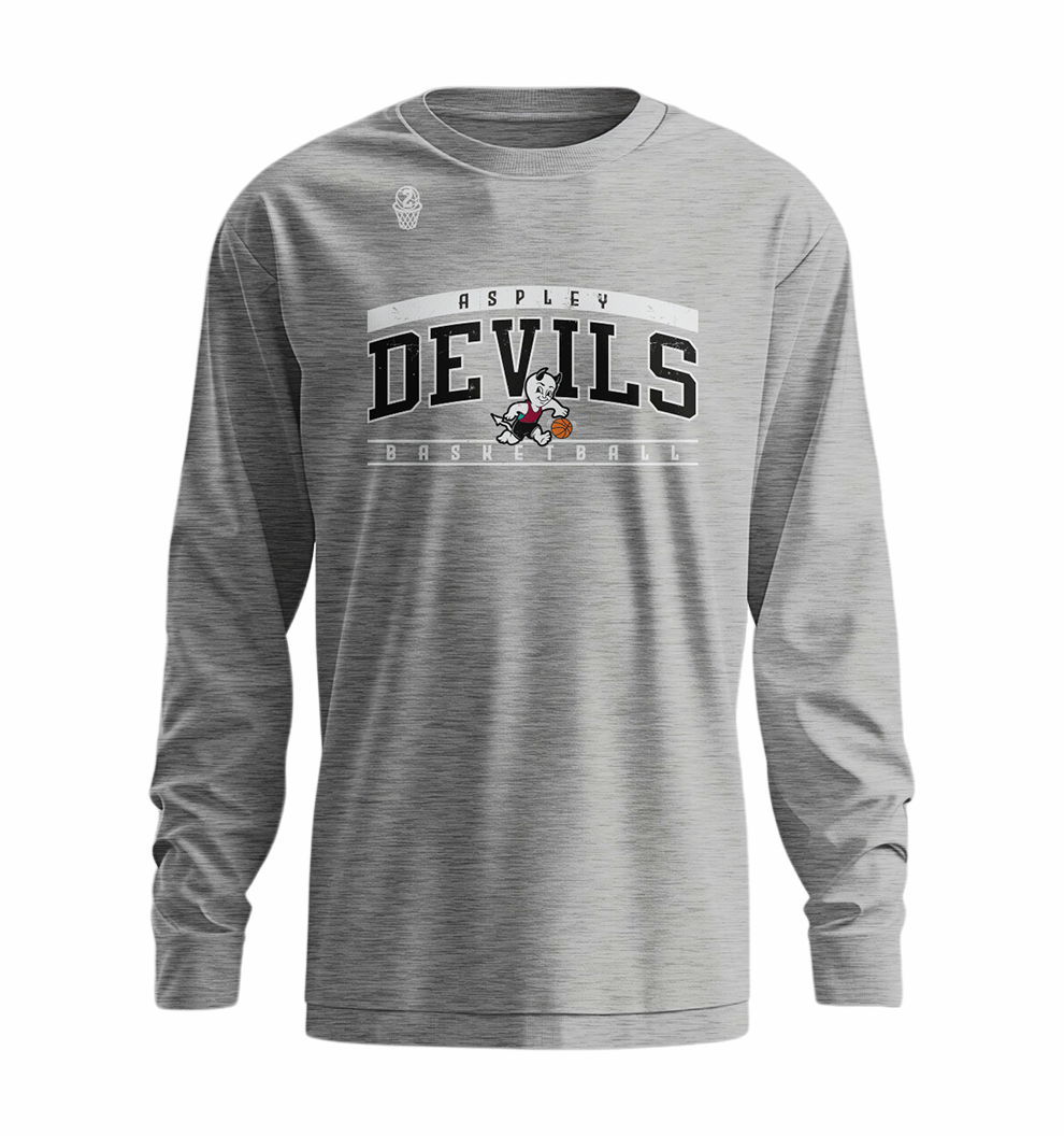 Aspley Devils Courtside Long Sleeve T-shirt