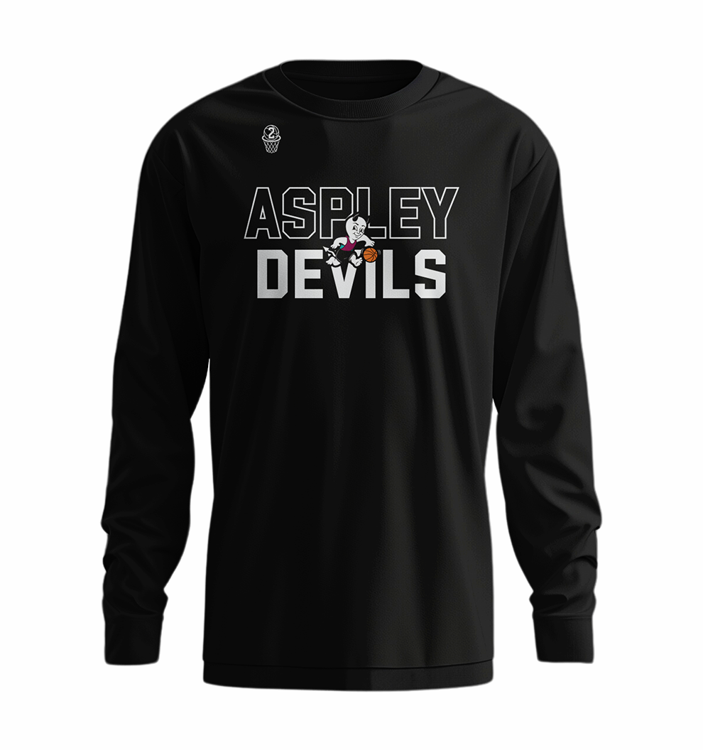 Aspley Devils Statement Long Sleeve T-shirt
