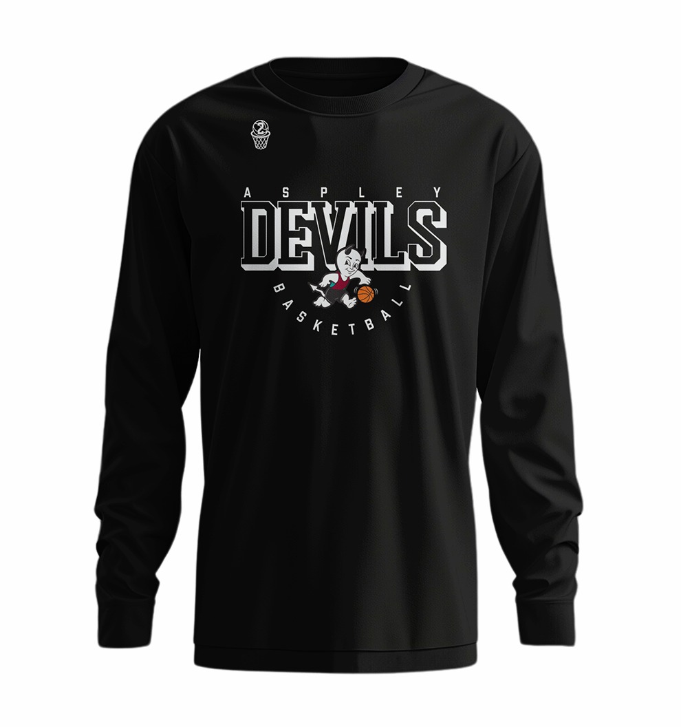 Aspley Devils Supporter Long Sleeve T-shirt