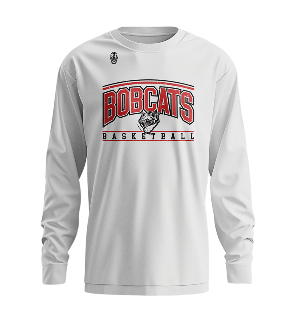 Bobcats Basketball L/S Courtside Tee