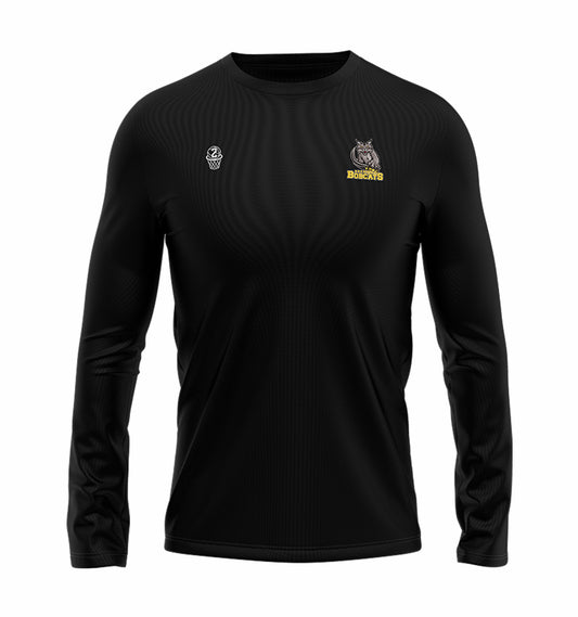 Brendale Bobcats Long Sleeve T-shirt - Black