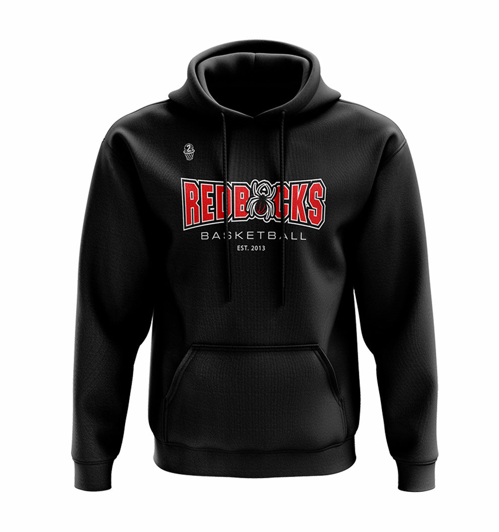 Chermside Redbacks Supporter Hoodie - BLACK