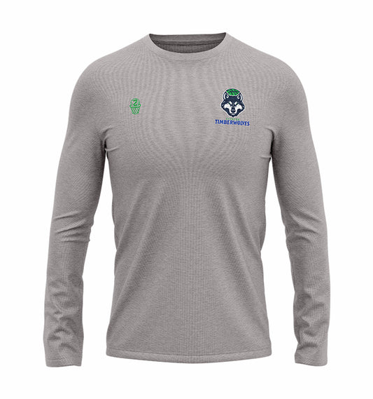 Everton Timberwolves Core Long Sleeve T-shirt - Grey Marle