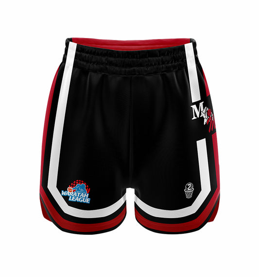 Maitland Mustangs Girls Reversible Playing Shorts