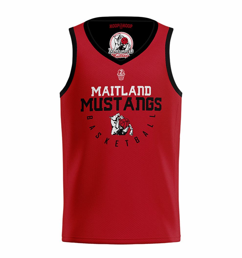 Maitland Mustangs Boys Reversible Training Singlet