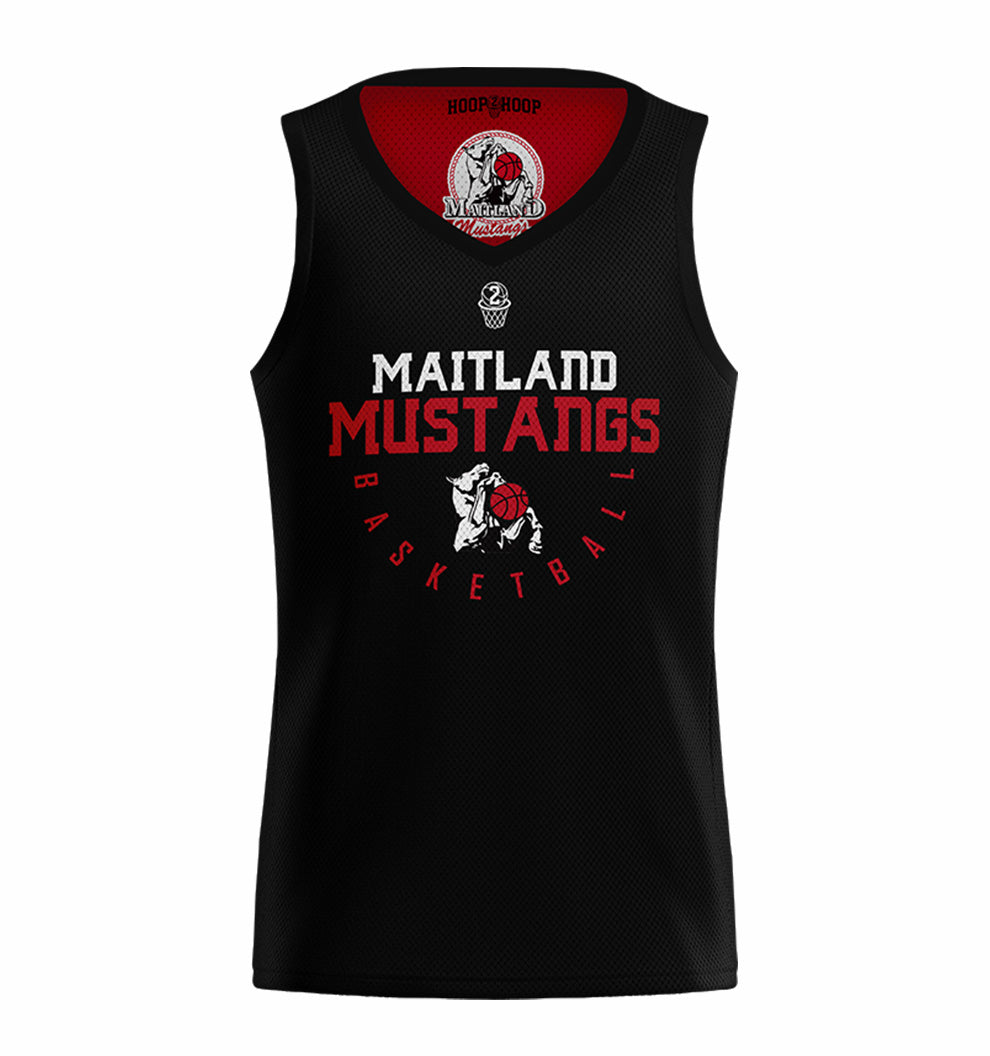 Maitland Mustangs Girls Reversible Training Singlet