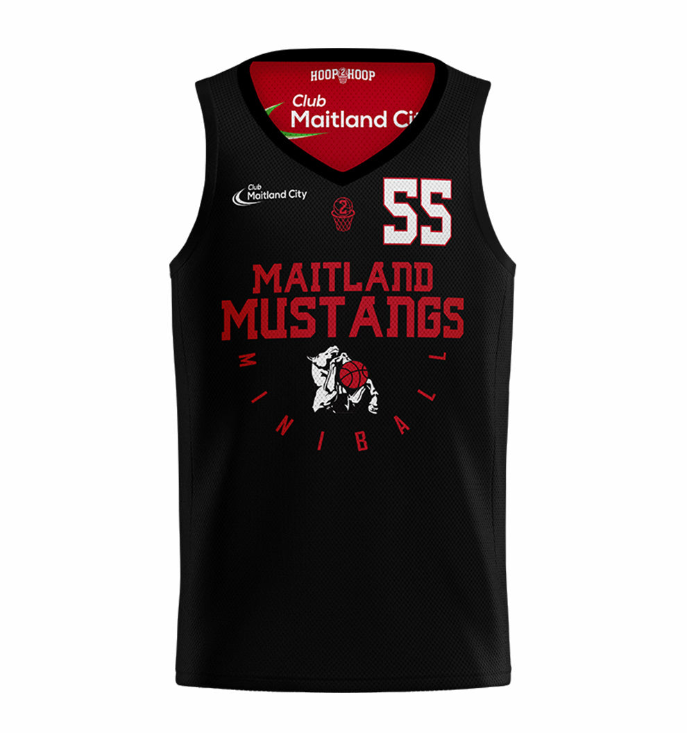 Maitland Mustangs Miniball Singlet