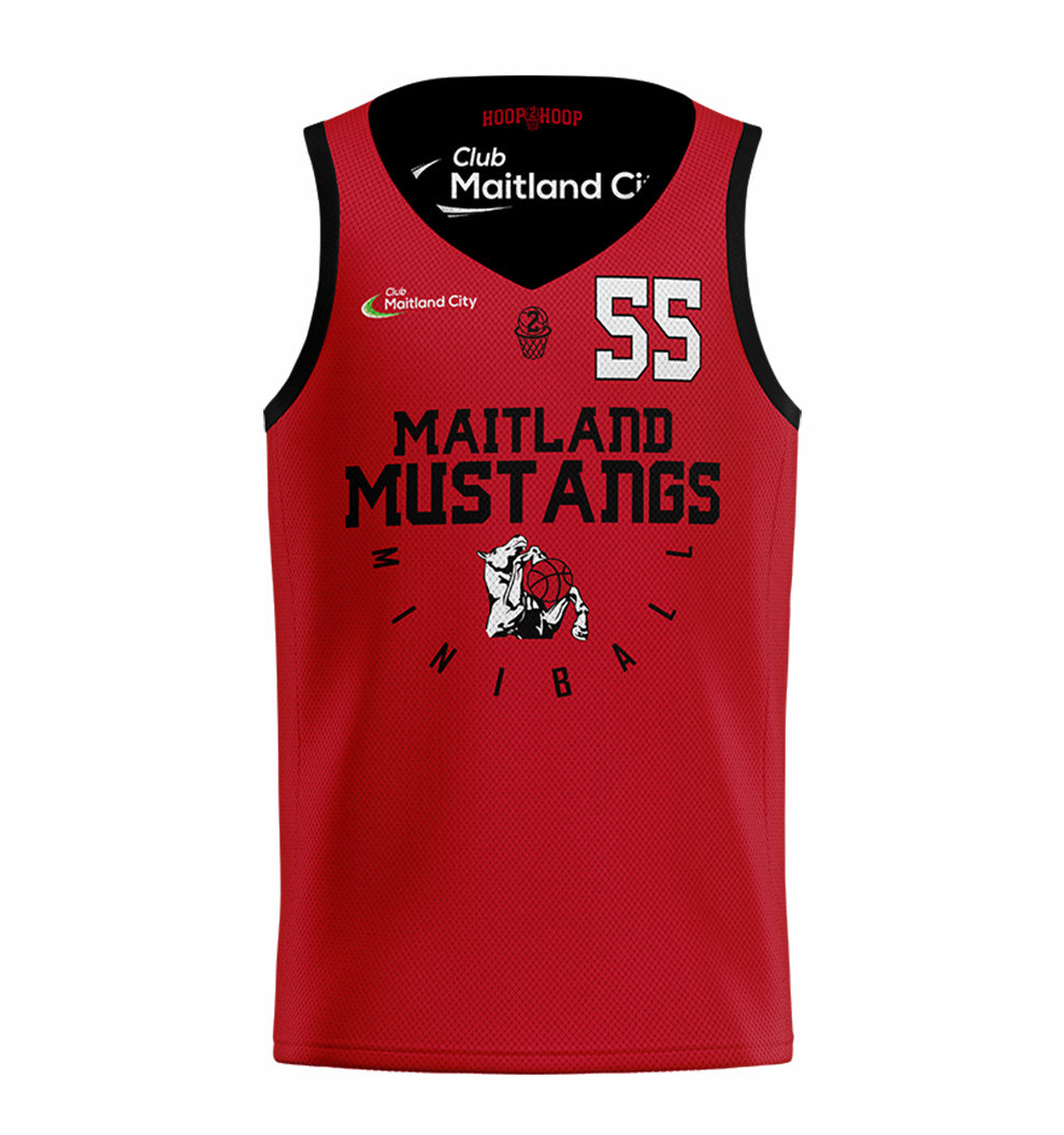 Maitland Mustangs Miniball Singlet