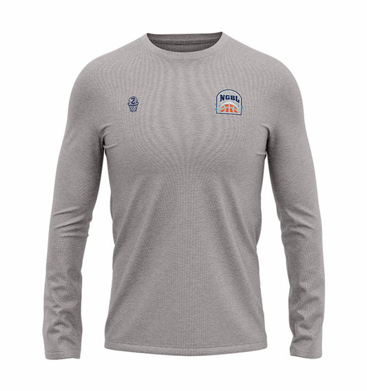 NGBL Core Long Sleeve T-shirt - Grey Marle