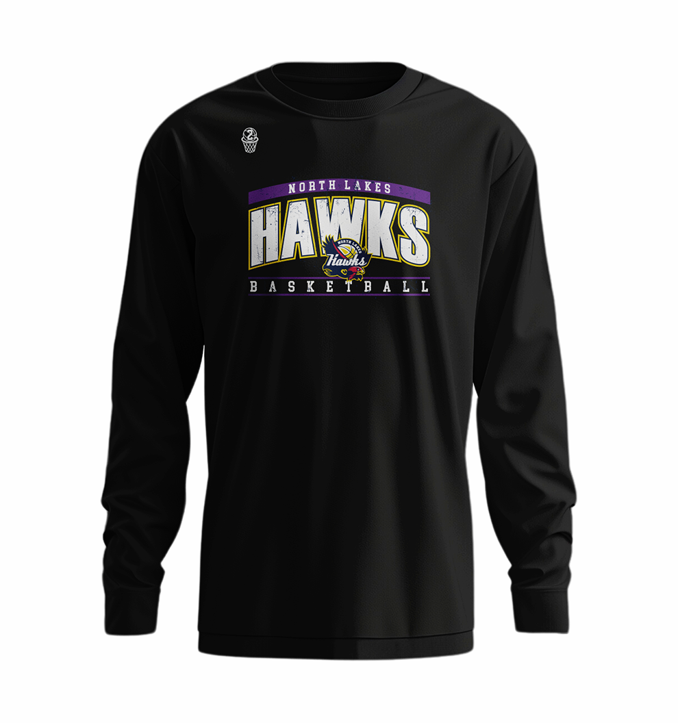 North Lakes Hawks Courtside L/S Tee