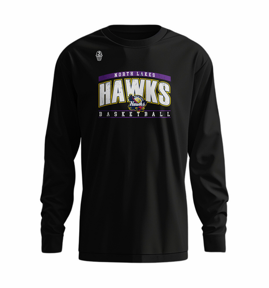 North Lakes Hawks Courtside L/S Tee