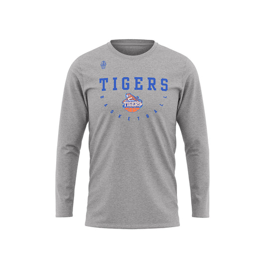 Tigers Long Sleeve T-shirt - Grey Marle
