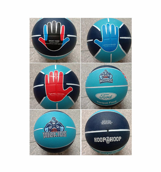 WizKids Size 5 Rubber Basketballs - Carton of 40