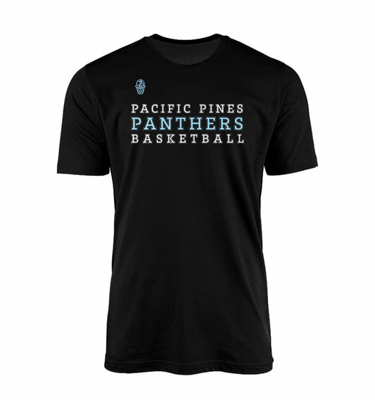 Pacific Pines Panthers Foundation Tee - BLACK