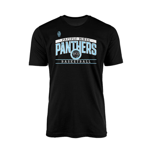 Panthers Courtside Tee - BLACK