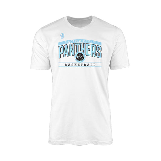 Panthers Courtside Tee - WHITE