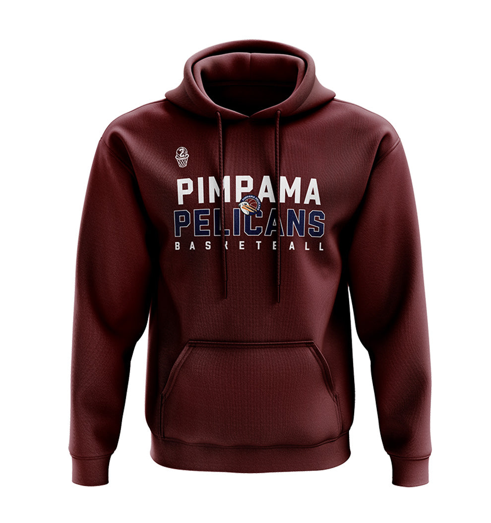 Pimpama Pelicans Statement Hoodie - Maroon