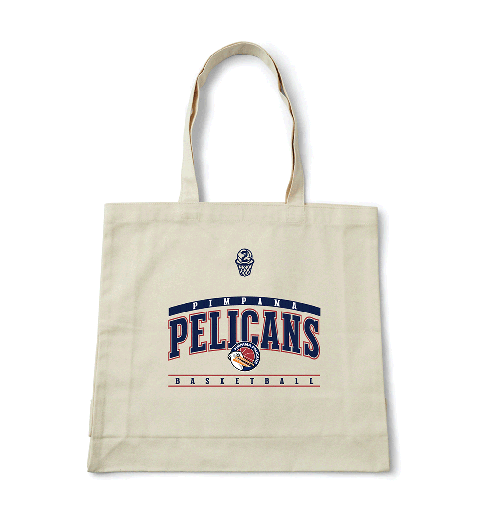 Pimpama Pelicans Courtside Tote - Natural