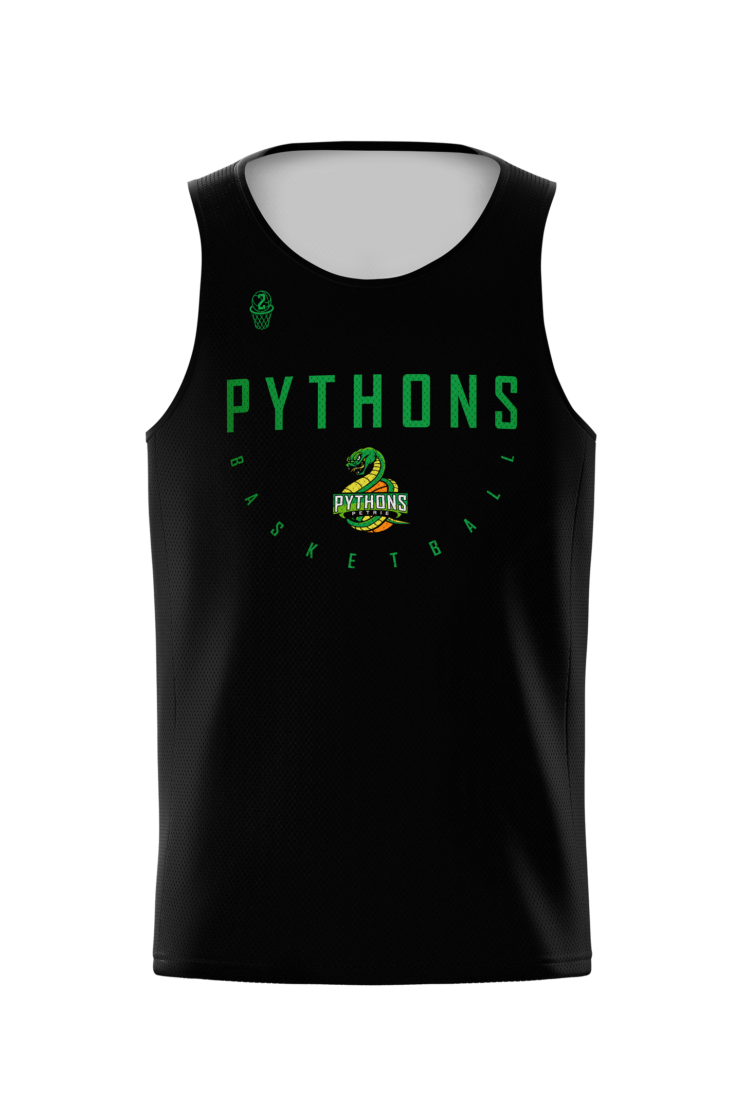 Petrie Pythons Reversible Training Singlet