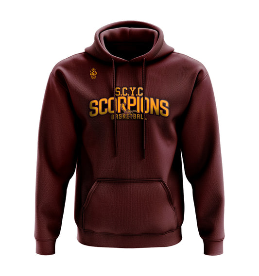 SCYC Scorpions Applique Hoodie - MAROON