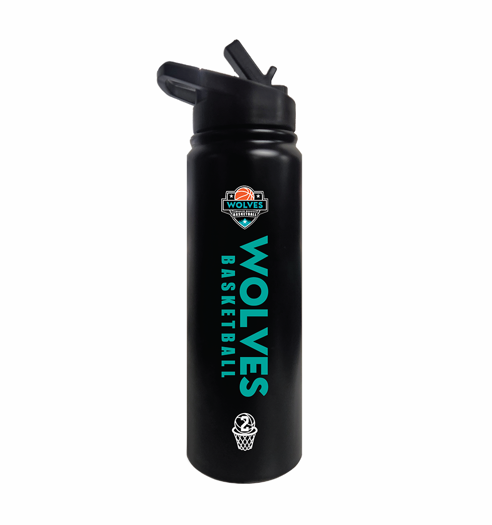 Tamborine Wolves Pro Steel Drink Bottle