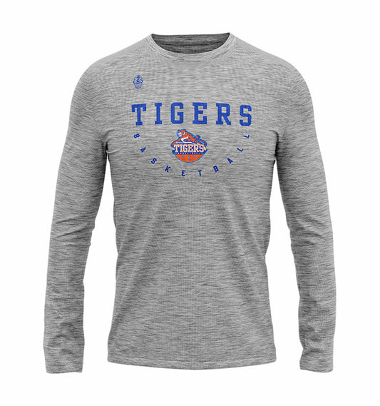 Tigers Long Sleeve T-shirt - Grey Marle