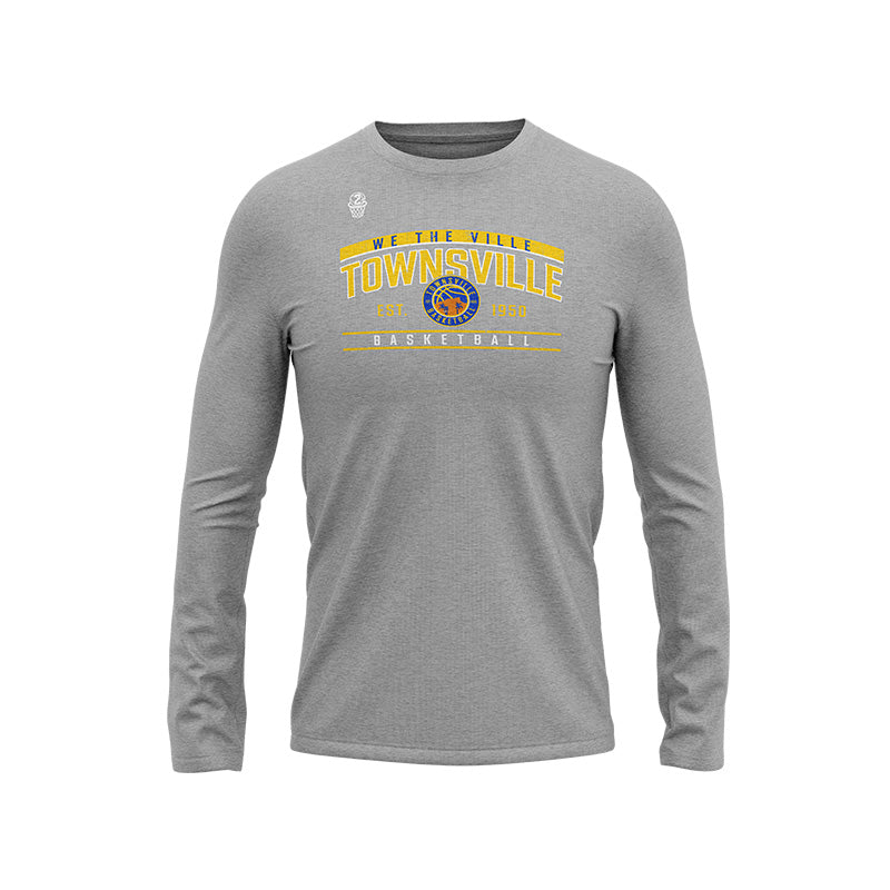 Townsville Courtside Long Sleeve T-shirt - Grey