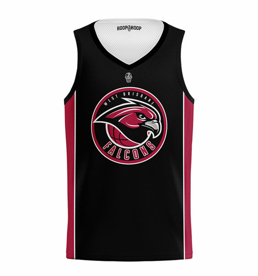 West Brisbane Falcons Reversible Training Singlet With Logo