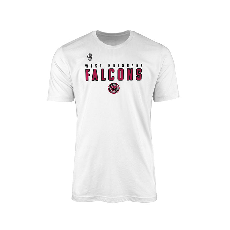 West Brisbane Falcons Foundation Tee - WHITE