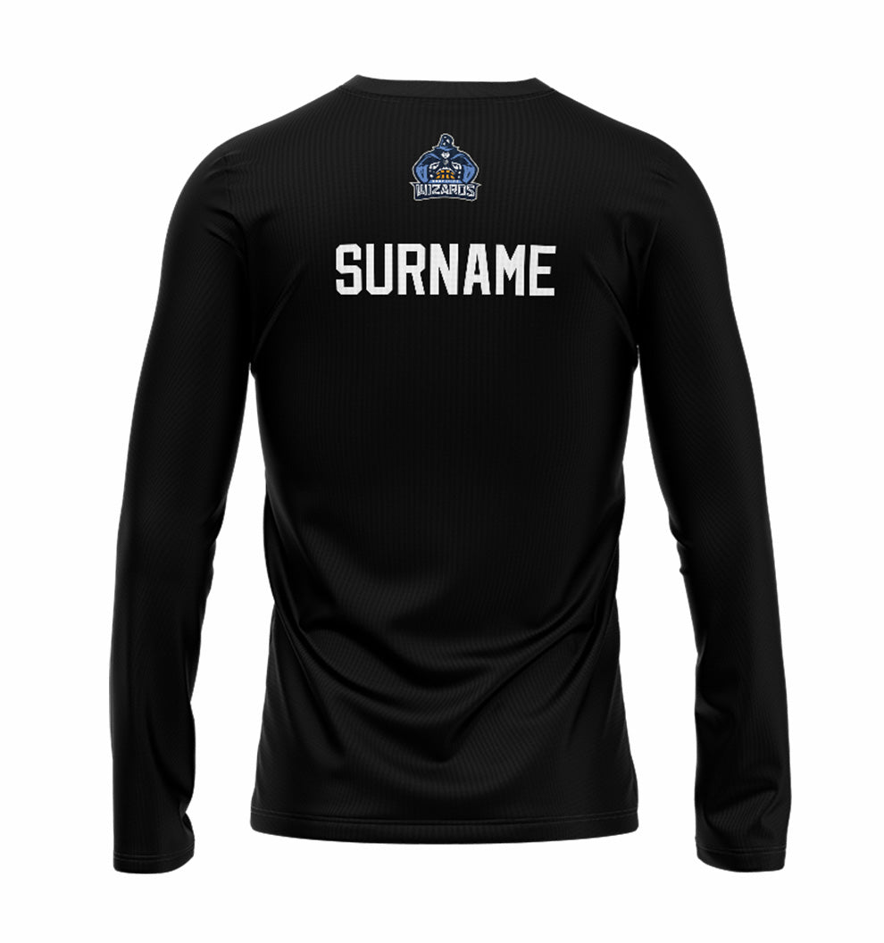 Chermside Redbacks Long Sleeve T-shirt - Black