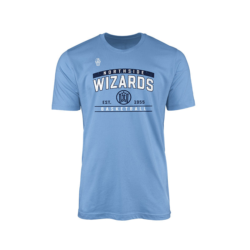 Wizards Courtside Tee - SKY