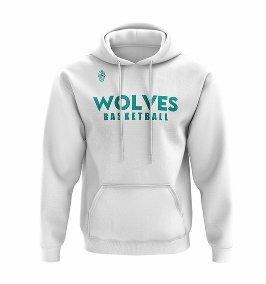 Tamborine Wolves Club Hoodie - WHITE
