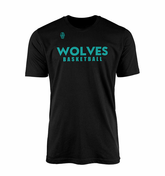 Tamborine Wolves Club Tee - BLACK