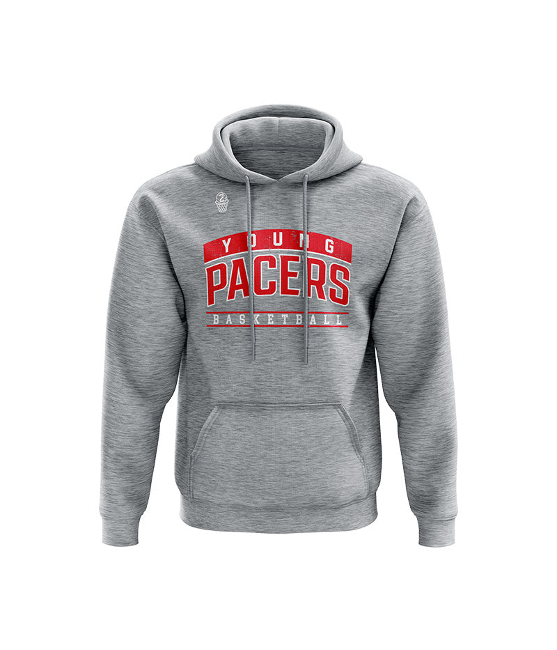 Young Pacers Courtside Hoodie Grey