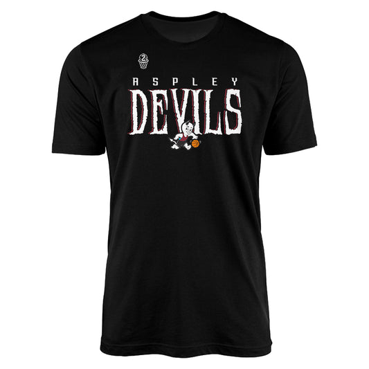 Aspley Devils Club T-shirt - BLACK