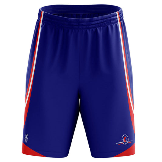 Coombabah Clippers Reversible Playing Shorts - MALE (BLUE SIDE)