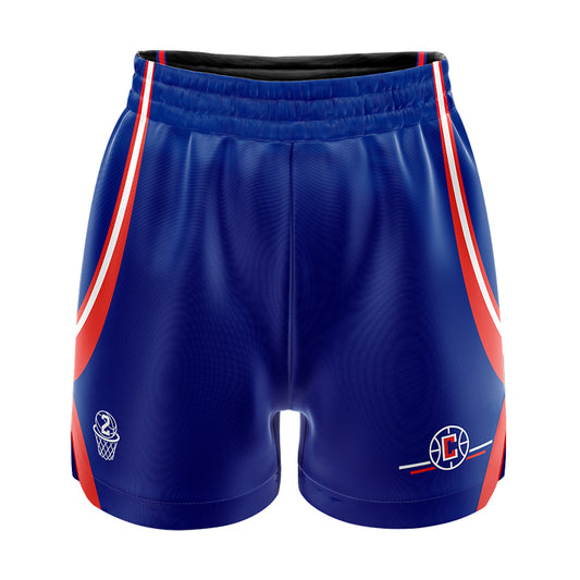 Coombabah Clippers Reversible Playing Shorts - FEMALE (BLUE SIDE)