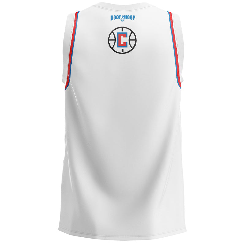 Coombabah Clippers Reversible Training Singlet - White side - back