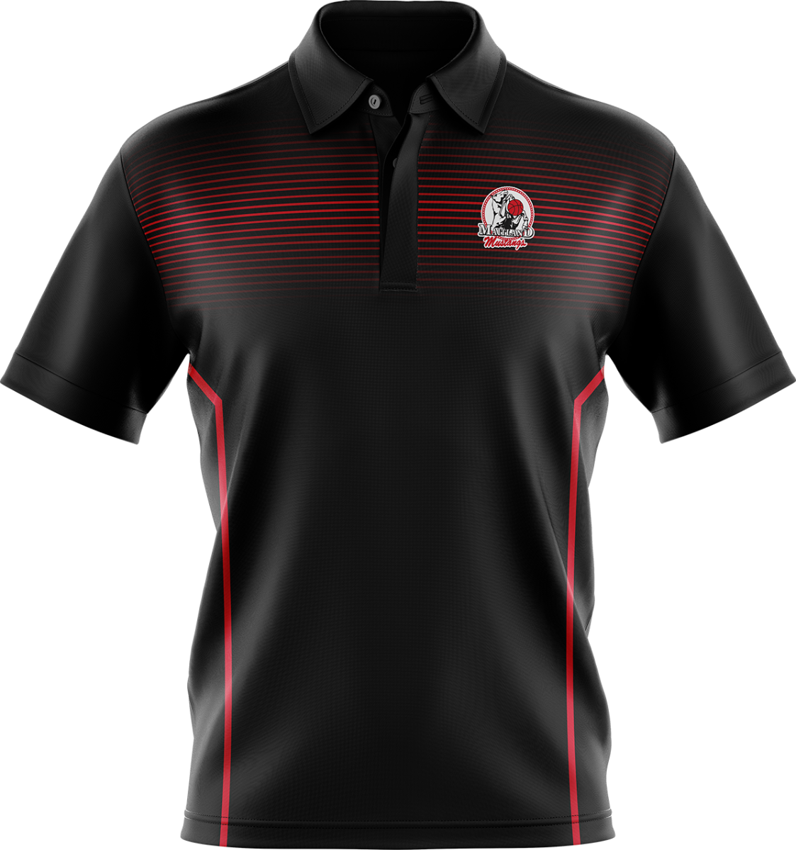 Maitland Mustangs Coaches/Managers Polo - Front